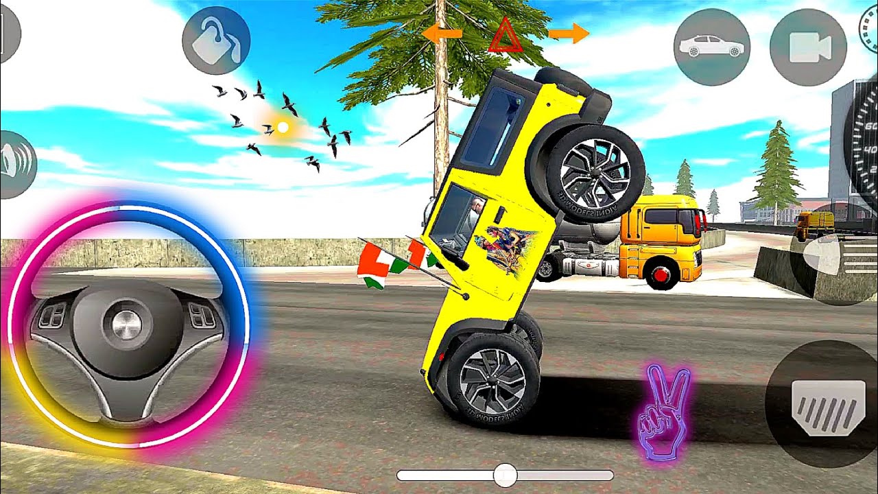 Dollar 💵 💰  Modified Mahindra Thar😈 || Indian Car Simulator 3D || Android Gameplay🥶🥶