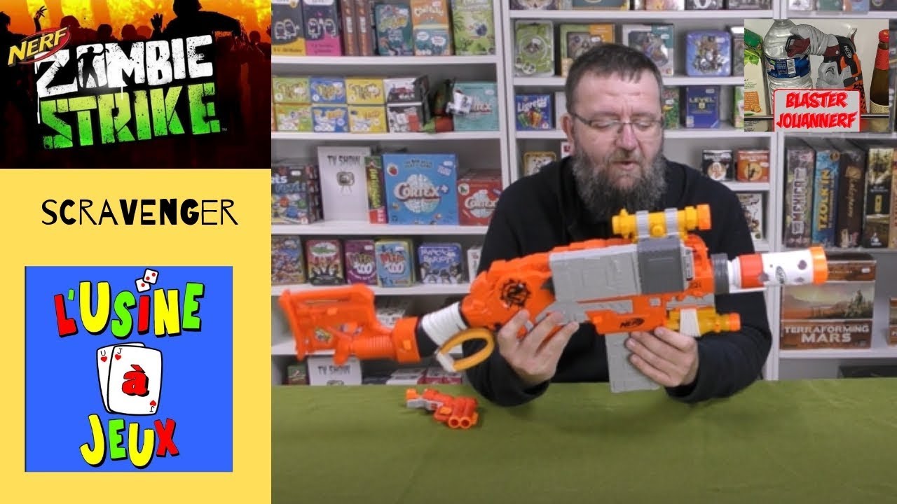 Nerf Zombie Strike Scravenger en français