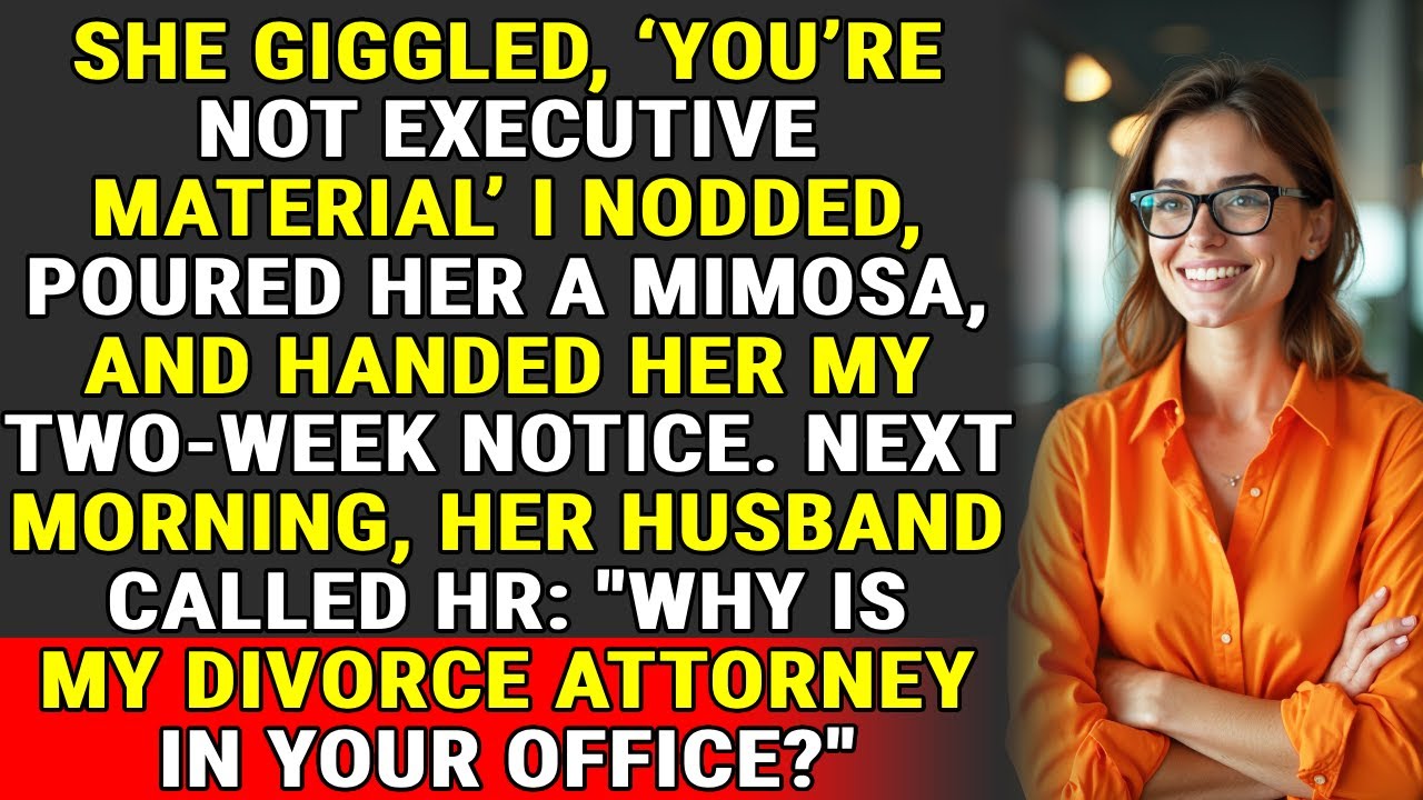 She Wasn’t Executive Material - She Was the Executive Threat ♟️ | Strategic Career Justice