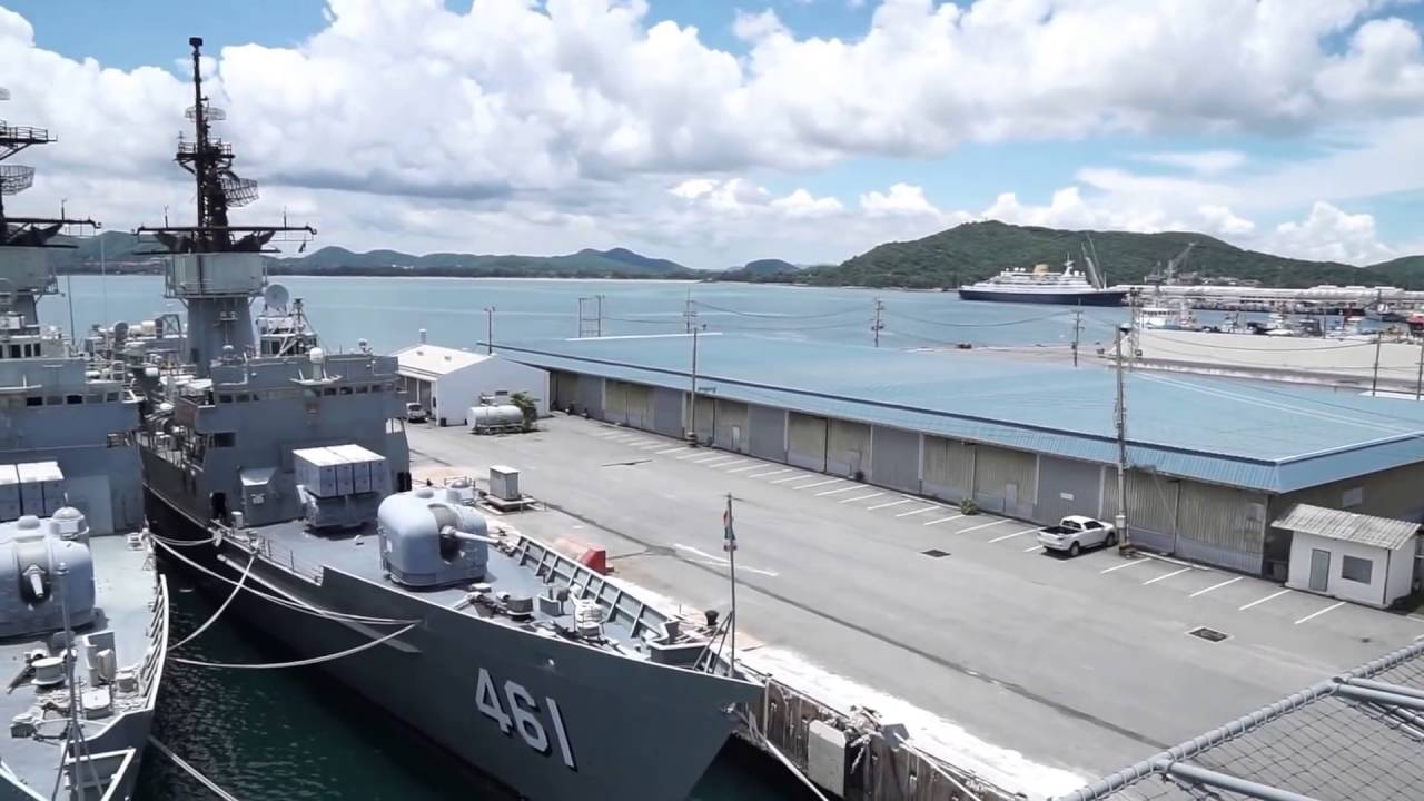 HTMS Chakri Naruebet is the flagship of the Royal Thai Navy