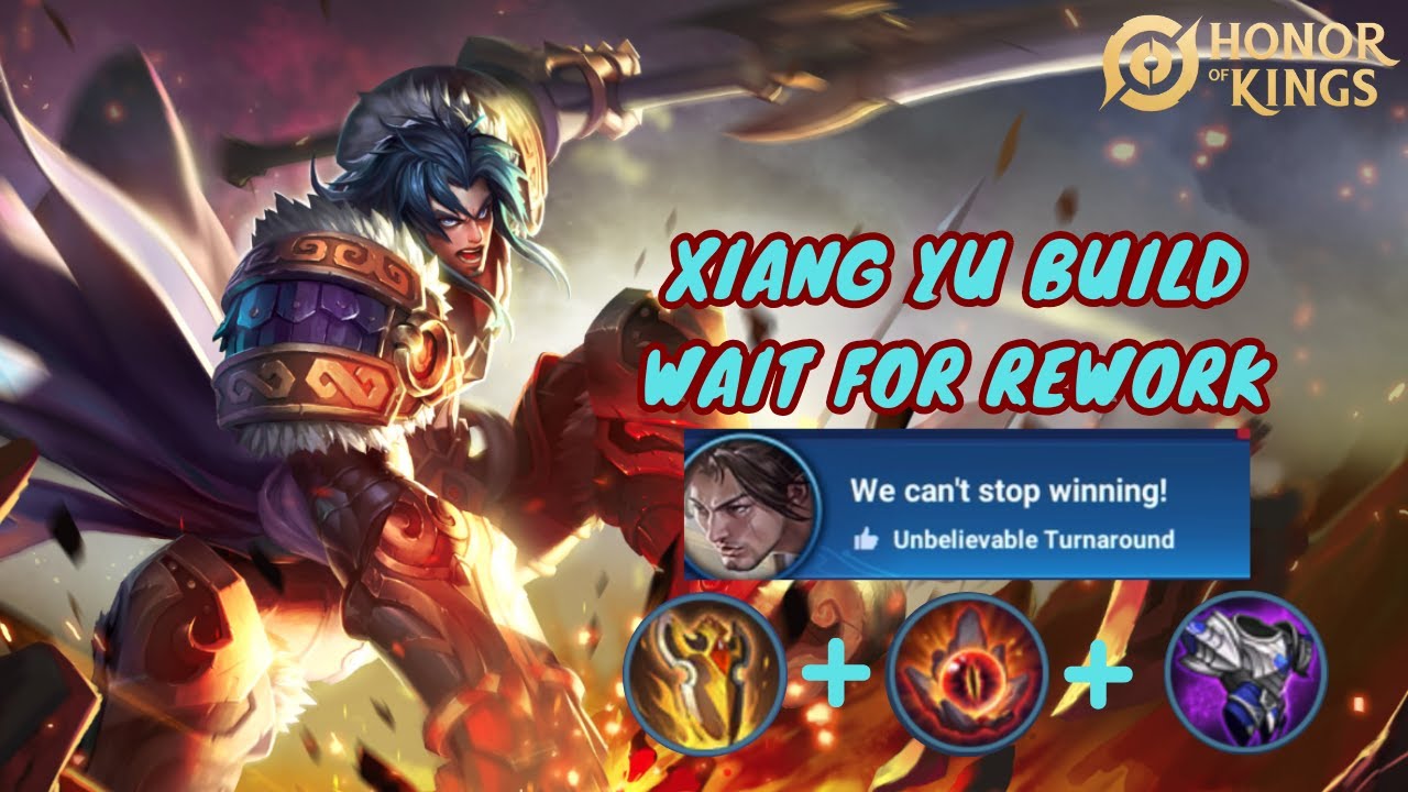 Xiang Yu VS Sun Ce| EASIER with Tank Build| WAIT For REWORK to Play DPS Build| Honor of Kings