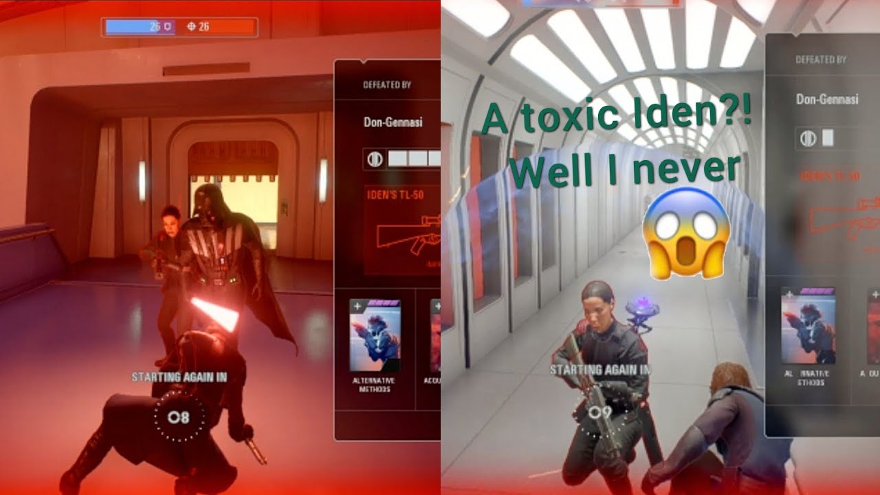 Battlefront 2 | Toxic Max Iden rage quits after blowing lead | HvV