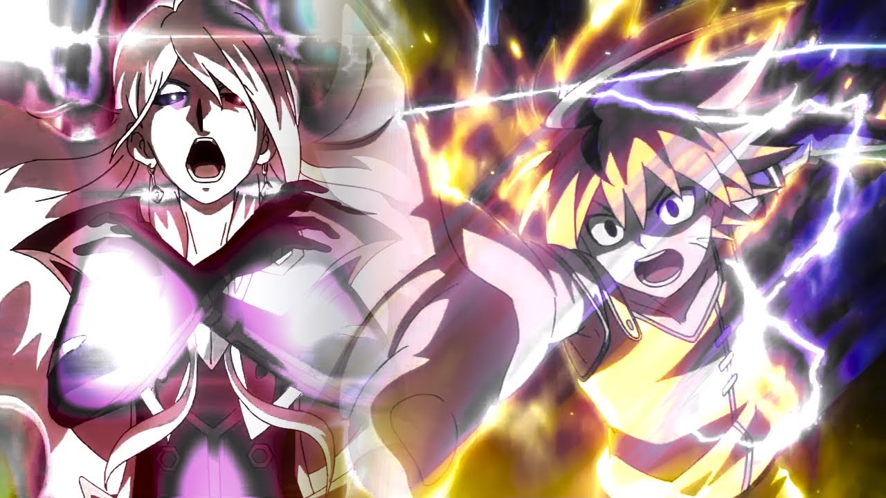 [BEYBLADE BURST CHOZ]  - 「AMV」 -   Free vs Phi  -  Just like fire (mashup)  -