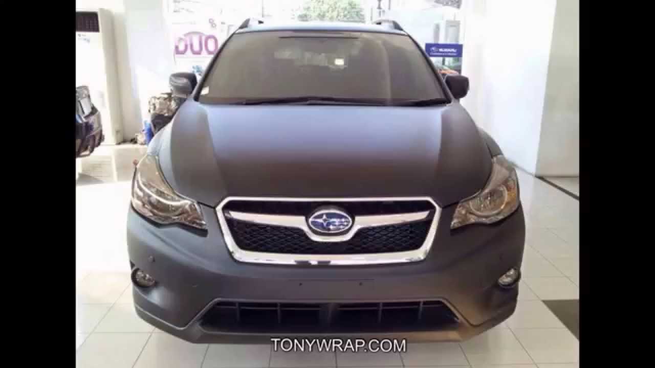 Matt Black Subaru XV Wrap by Tony Wrap www.tonywrap.com