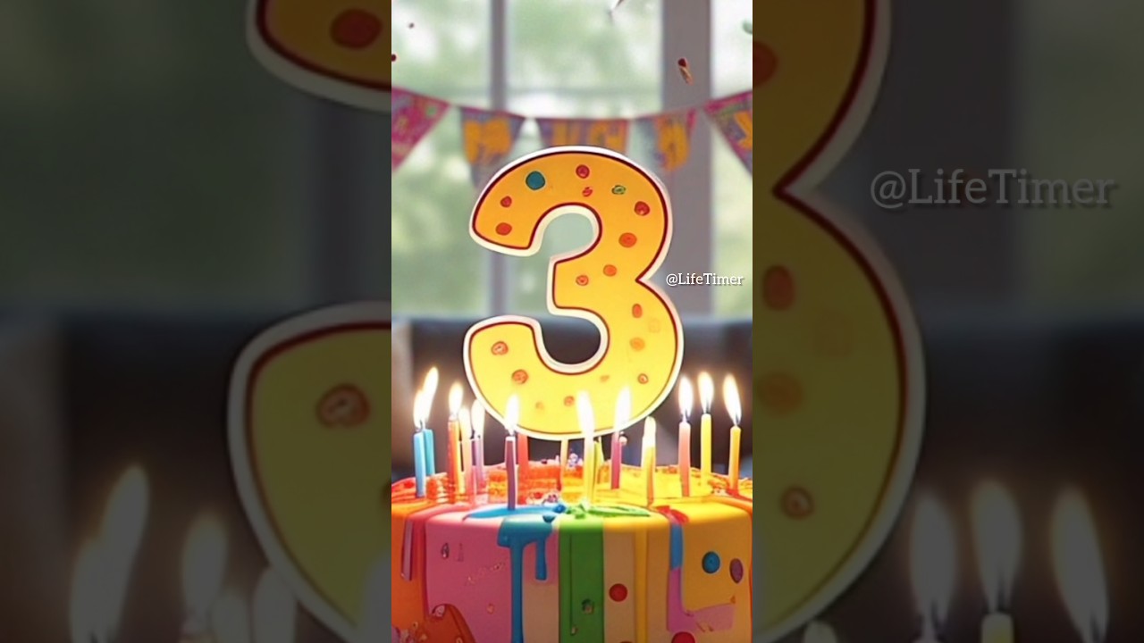 3...2..1...Happy Birthday Countdown | Colorful Wishes & Greetings #happybirthday