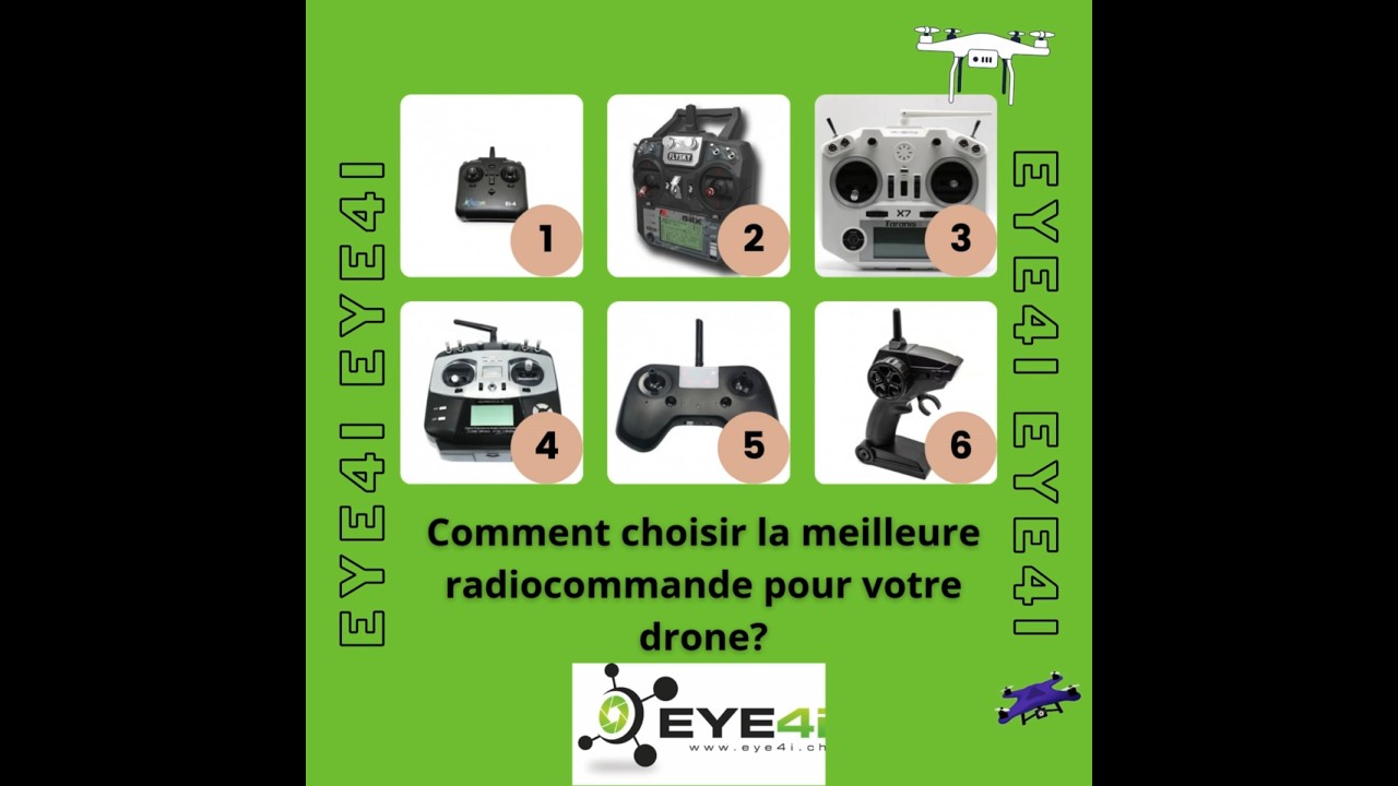 🤔Comment choisir la meilleure radiocommande pour votre drone?🚀