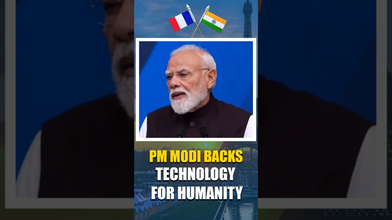 PM Modi Backs Technology For Humanity #indiafrance