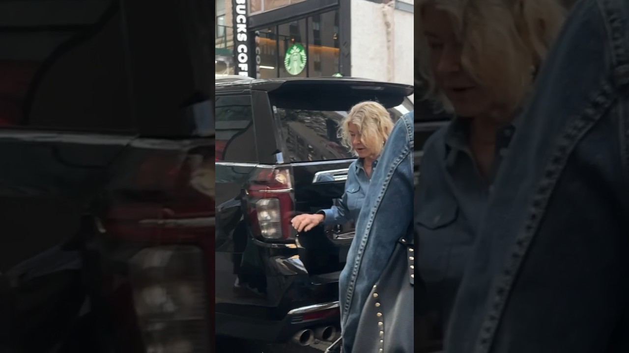 Martha Stewart seen make-up free arriving at NBC studios #marthastewart