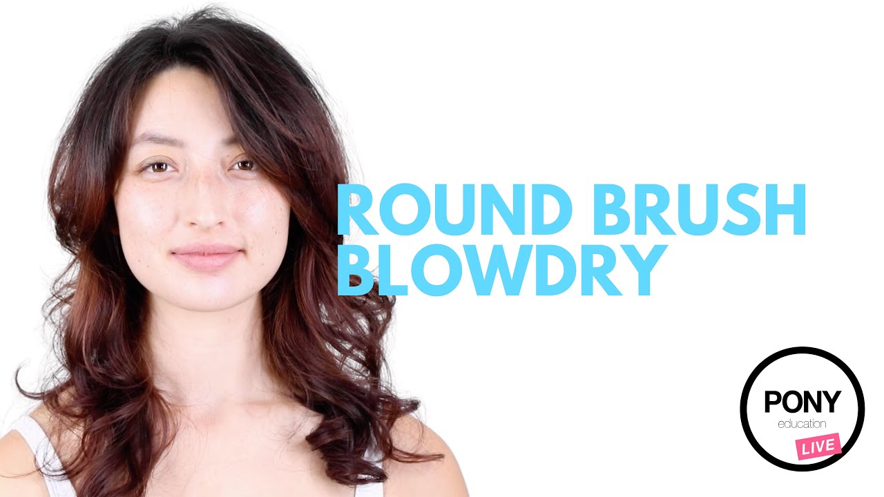 Pony Education's Dine & Dash: Bite-Sized Hairdresser Education - Round Brush Blowdry by Corinna