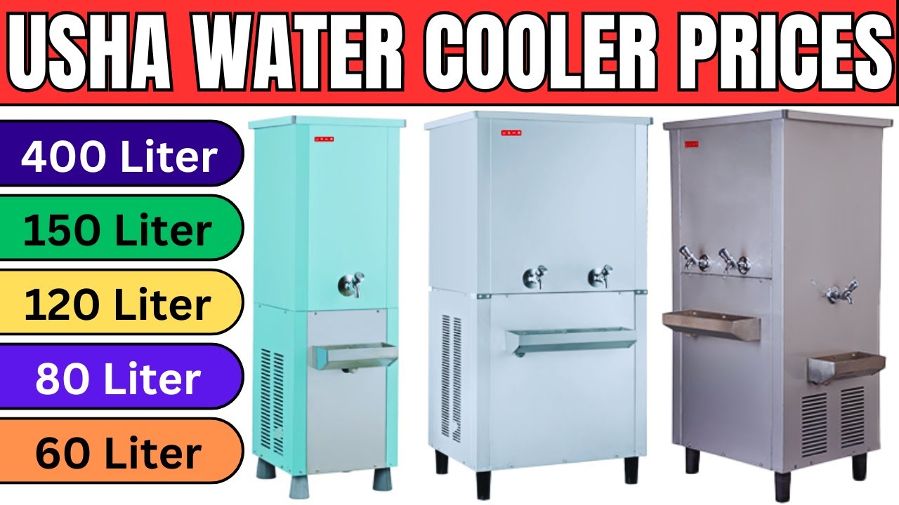 Usha Water Cooler Prices 2024 | 400 Ltr, 150 Ltr, 80 Ltr, 120 Ltr, 40 Ltr in India