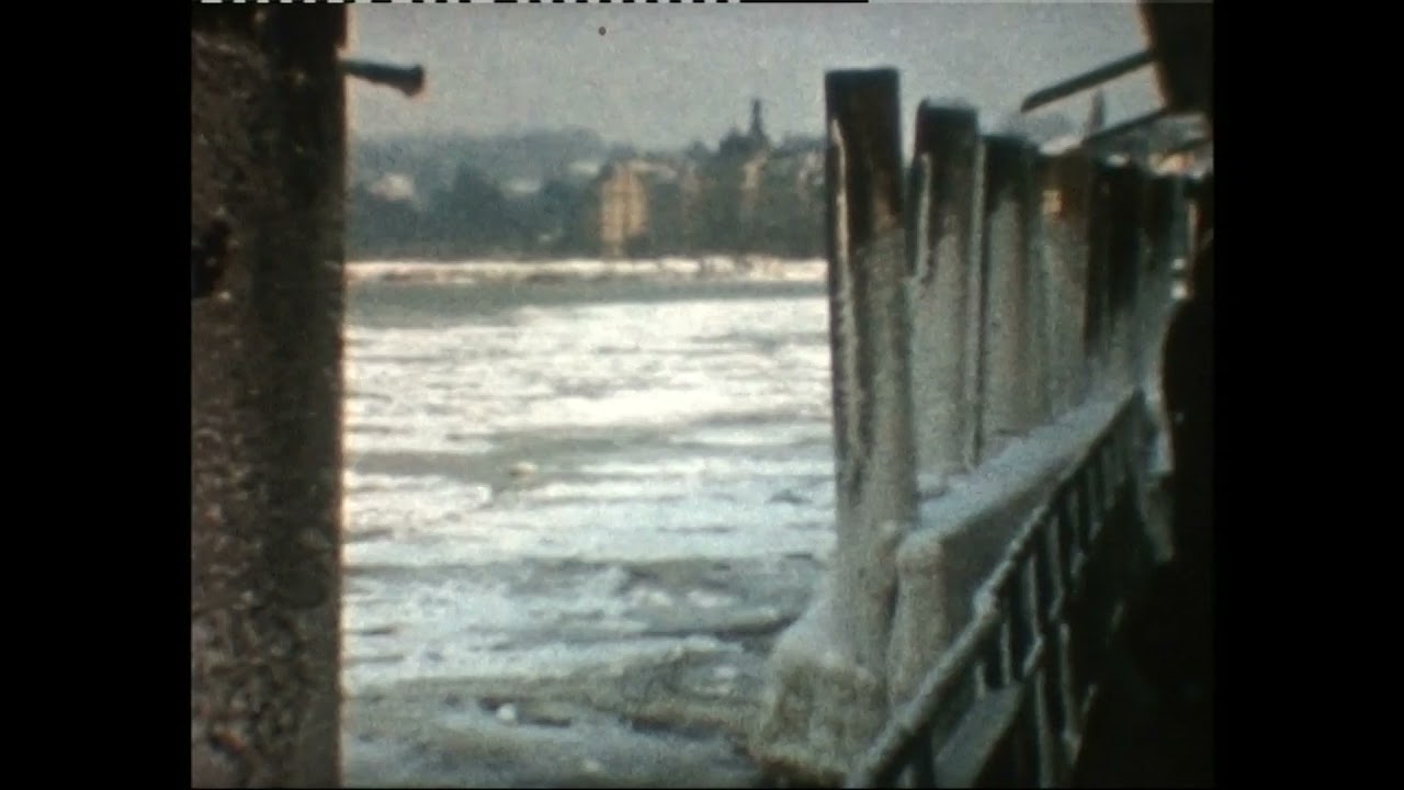 archives famille. Genève hiver 1956