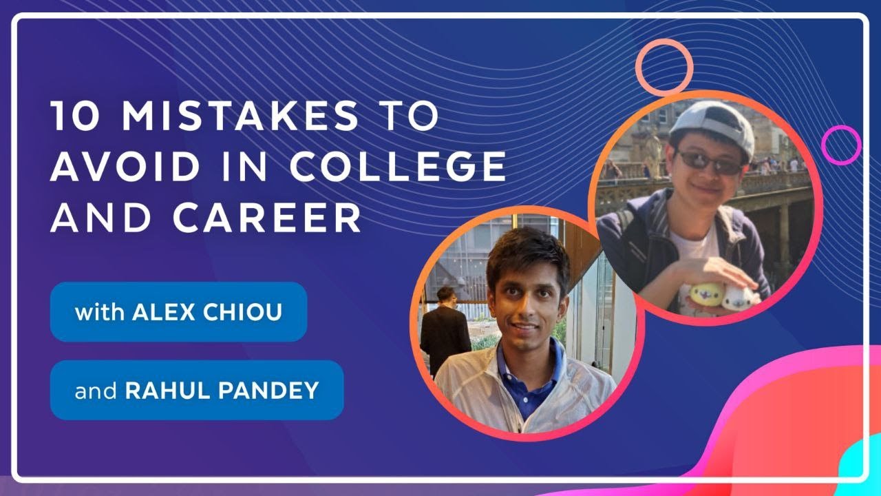 10 Mistakes to Avoid in College & Career - Only Guidance Video You Need