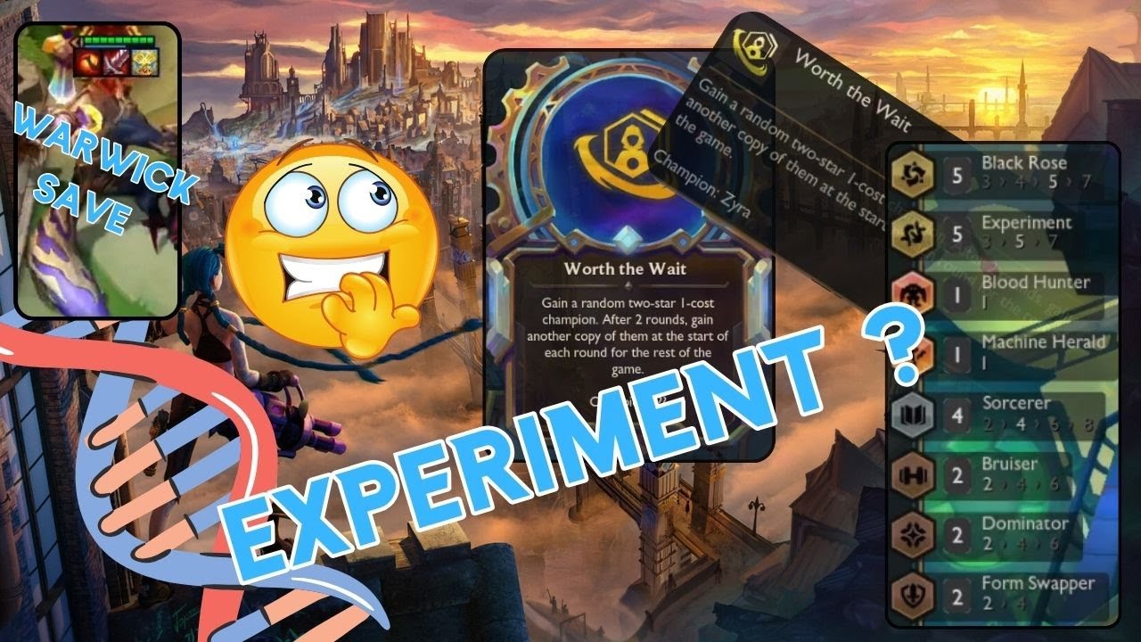 5 Experiment + 5 Black Rose with Warwick Clutch play / TFT set 13 Ranked