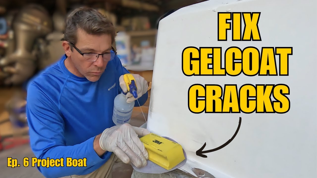 Fix Cracked Gelcoat on Your Boat with WET SANDING!