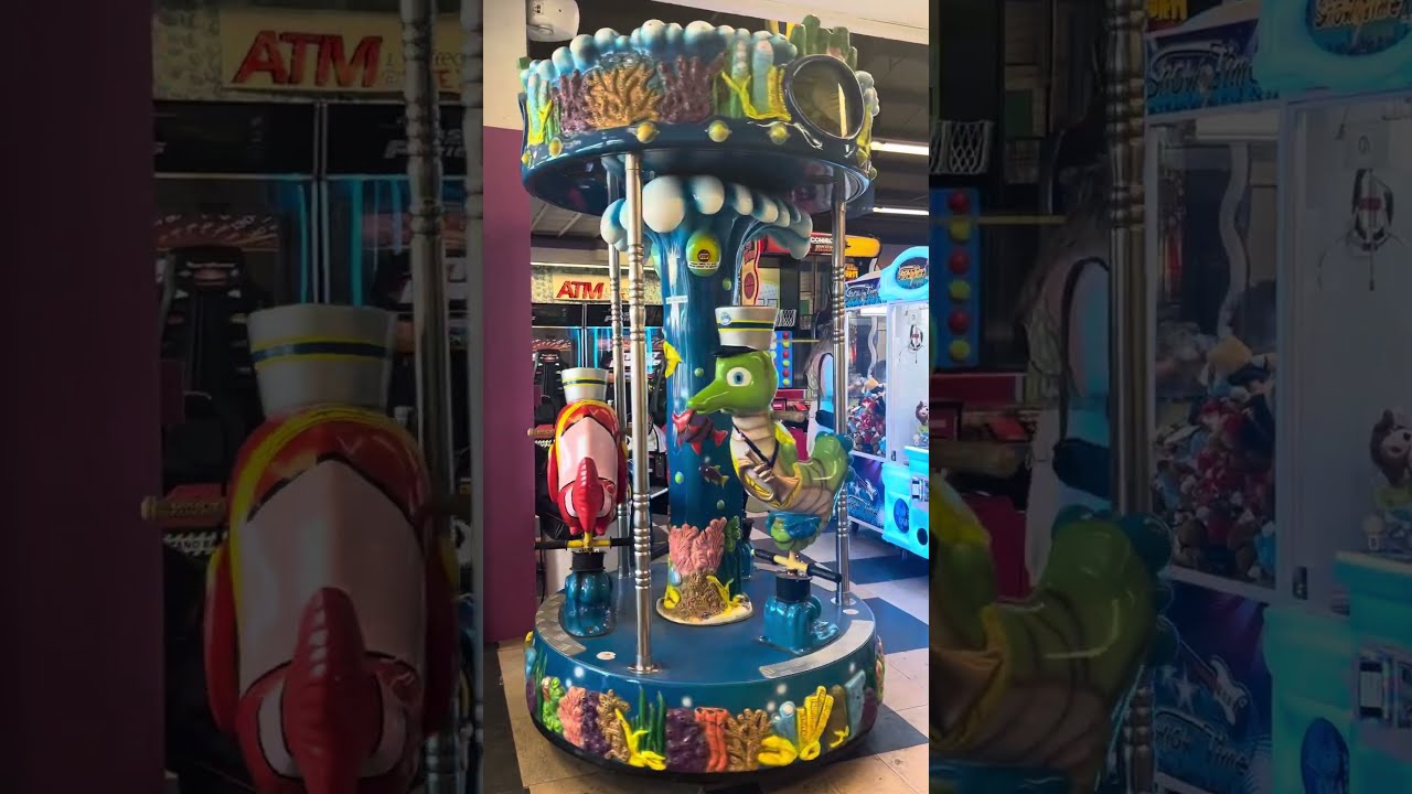 Universal space Underwater Carousel kiddie ride at Joe’s playland