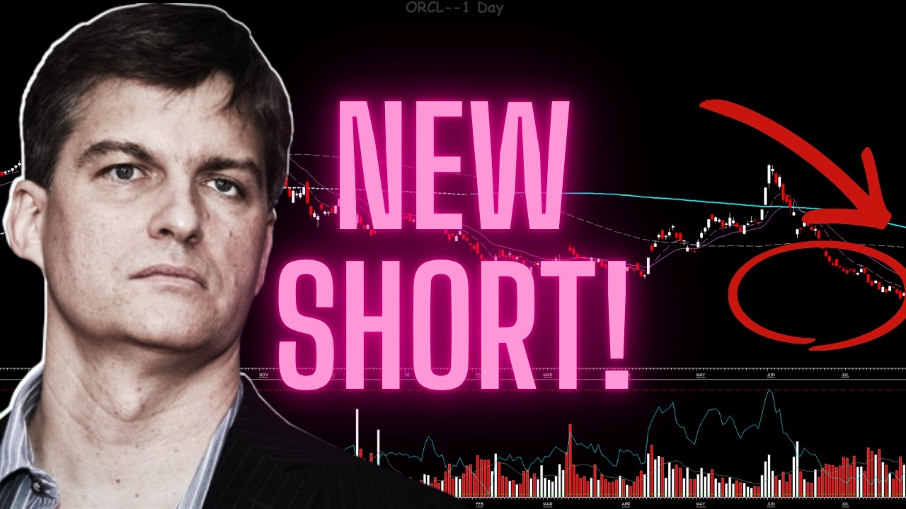 Michael Burry says oracle (ORCL) is about to dump!