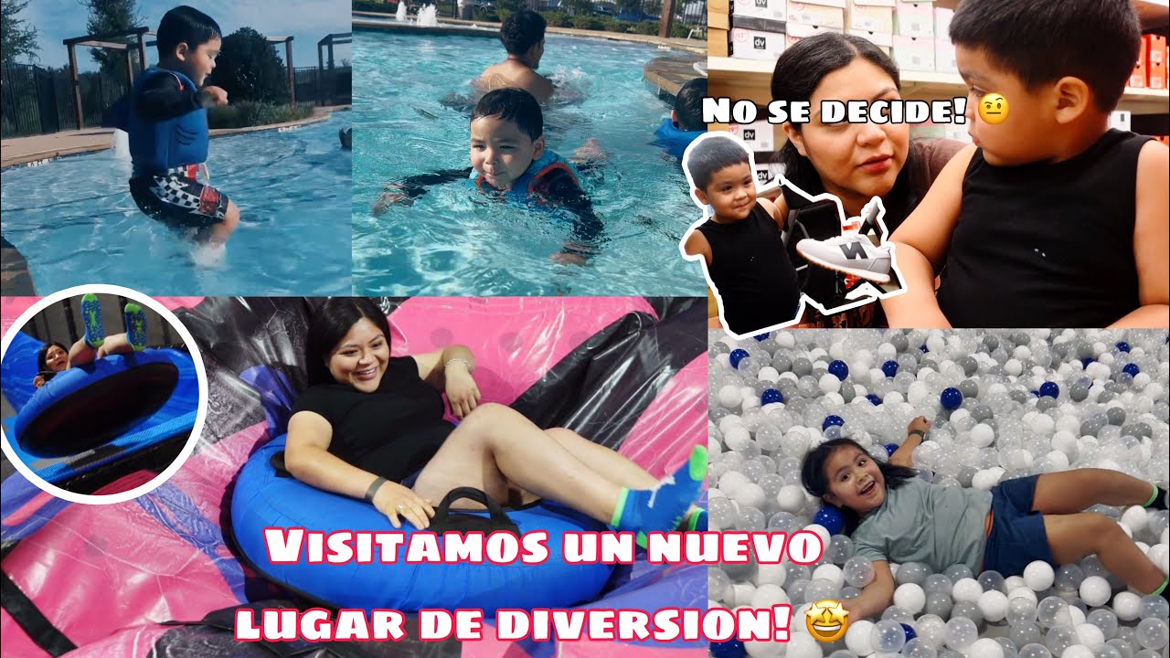 ULTIMAS COMPRAS PARA MIS HIJOS + Nuestro Fin De Semana; Vamos a un LUGAR NUEVO 🤩 & YA SAVEN NADAR! 🌊