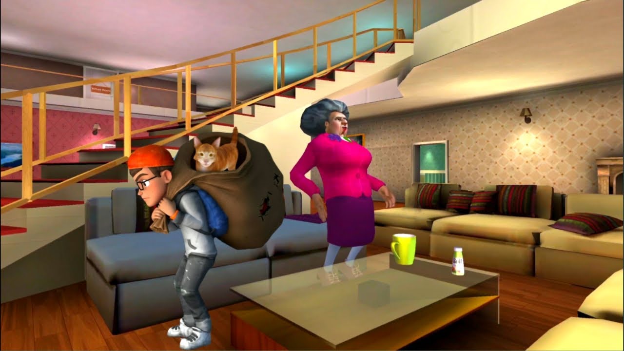 Scary Teacher 3D: ULTIMATE Pin Attack Prank! Free The Cat From Miss T