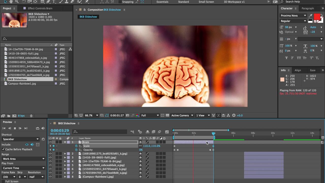 DESGD 280 - AE Slideshow Basics