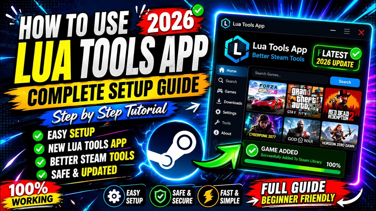 🎮 How to Use Lua Tools App | Complete Setup Guide | Everything You Need to Know (2026)