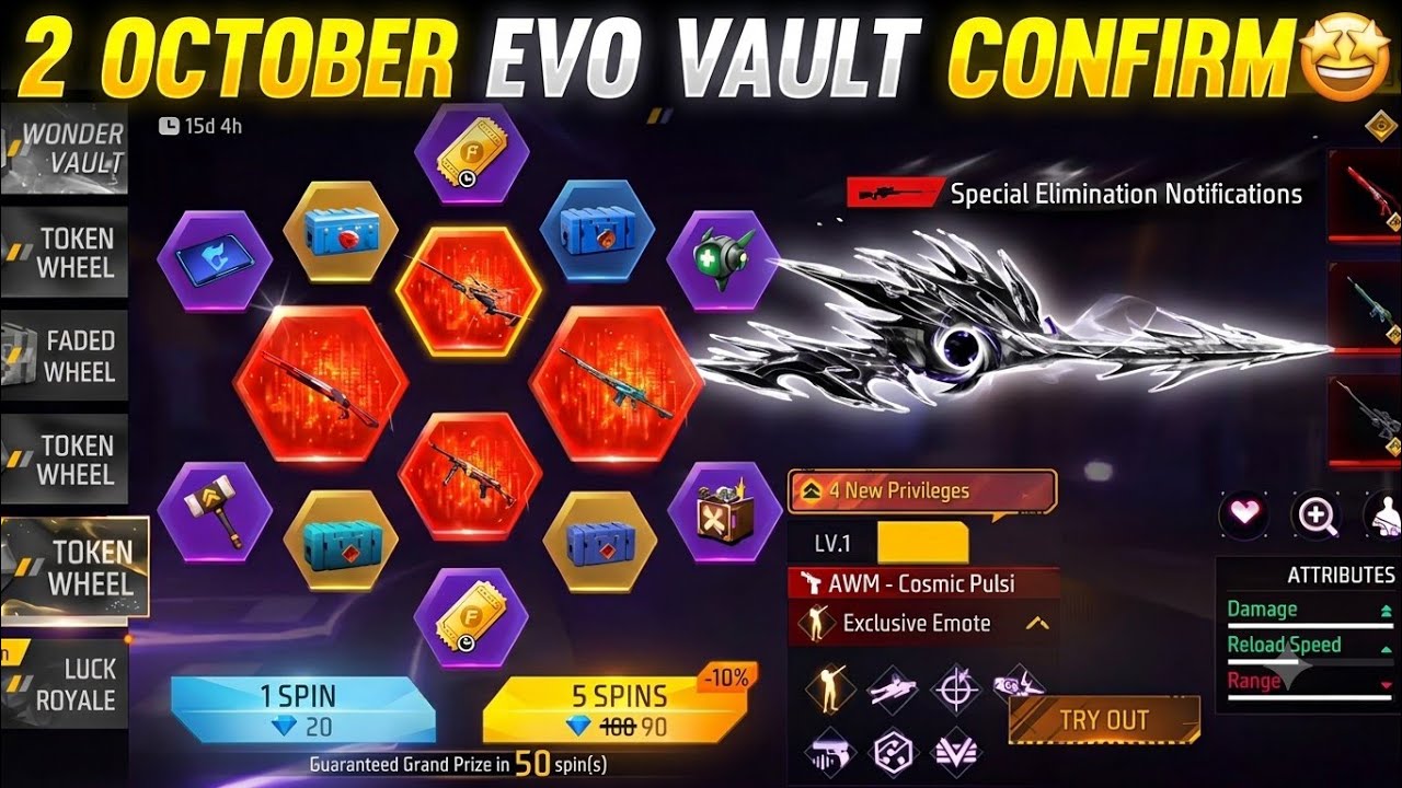 October Evo vault 2026🤩 | next evo vault event | October month evo vault 2026