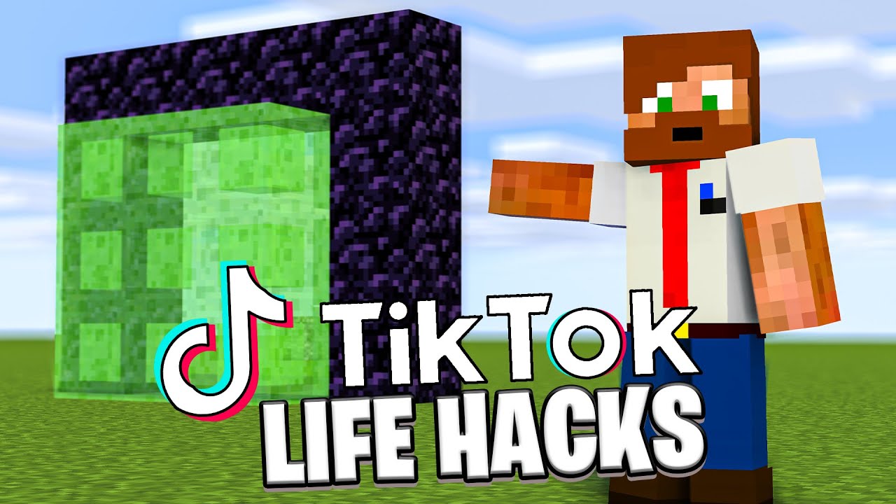 TESTAR TIKTOK LIFE HACKS FÖR MINECRAFT!