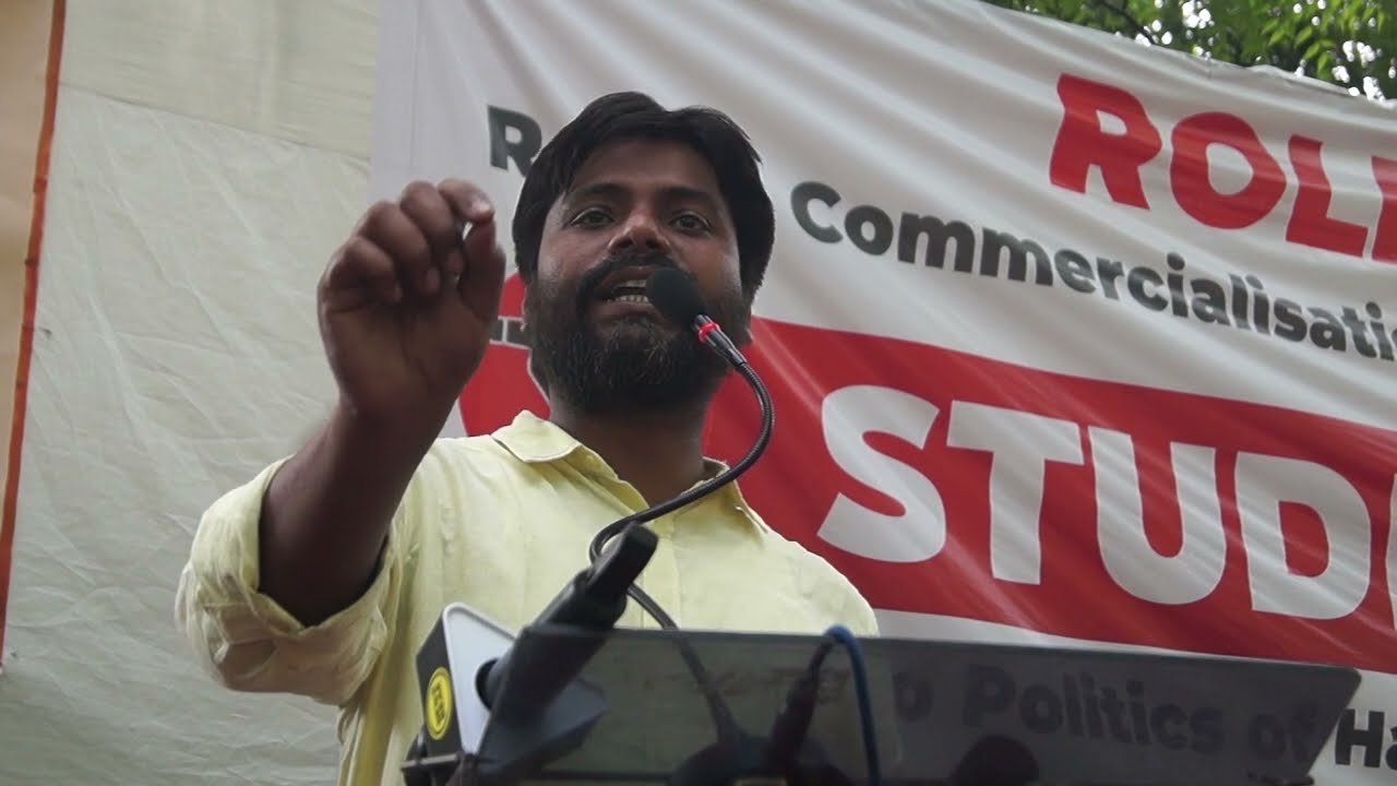 Sandeep Saurav (General Secretary, AISA) addressing Student Parliament | संदीप सौरभ, पालीगंज विधायक