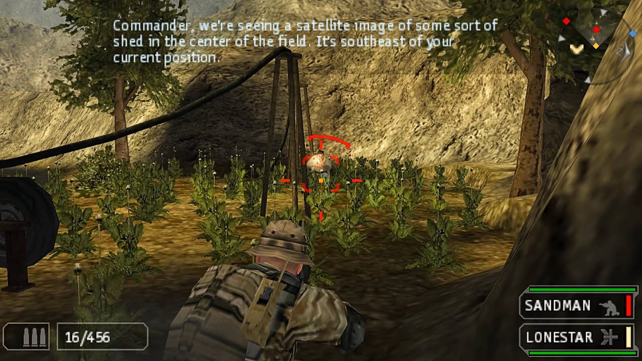 SOCOM U.S. Navy SEALs: Fireteam Bravo 2 PSP Прохождение #2 (Last Harvest)