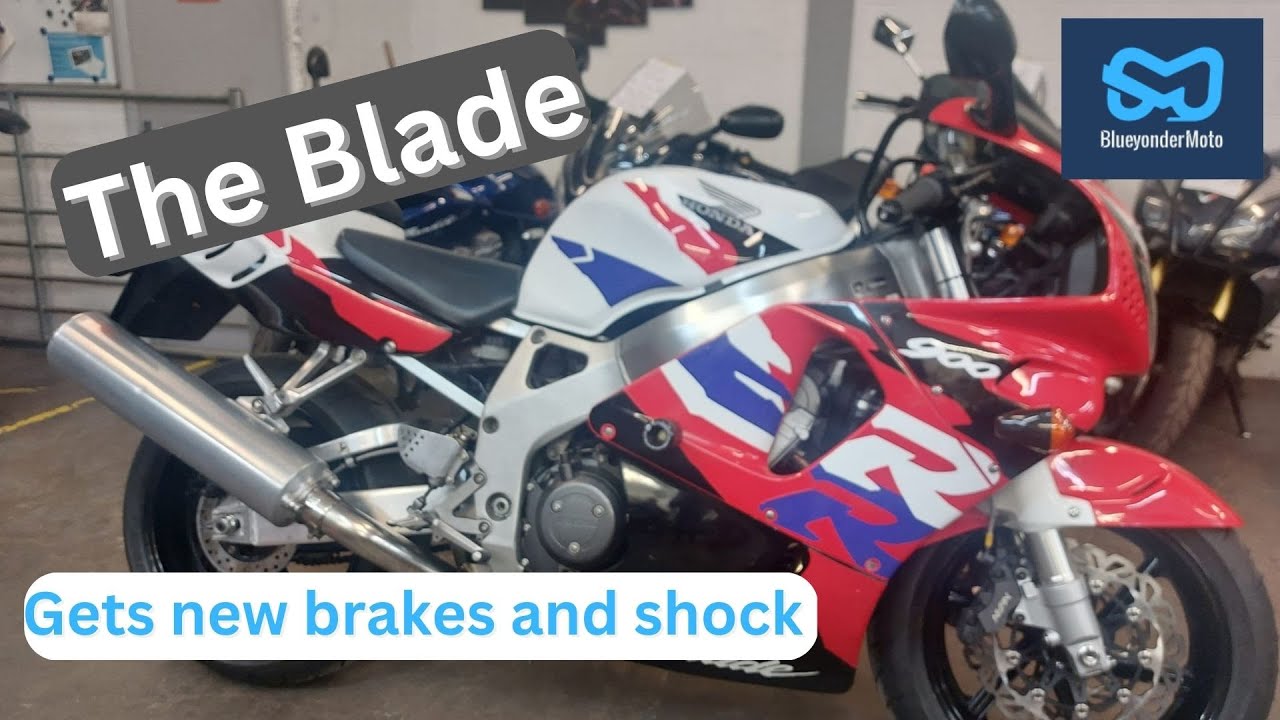 Honda Fireblade CBR900RR — с новыми тормозами и амортизатором Hagon