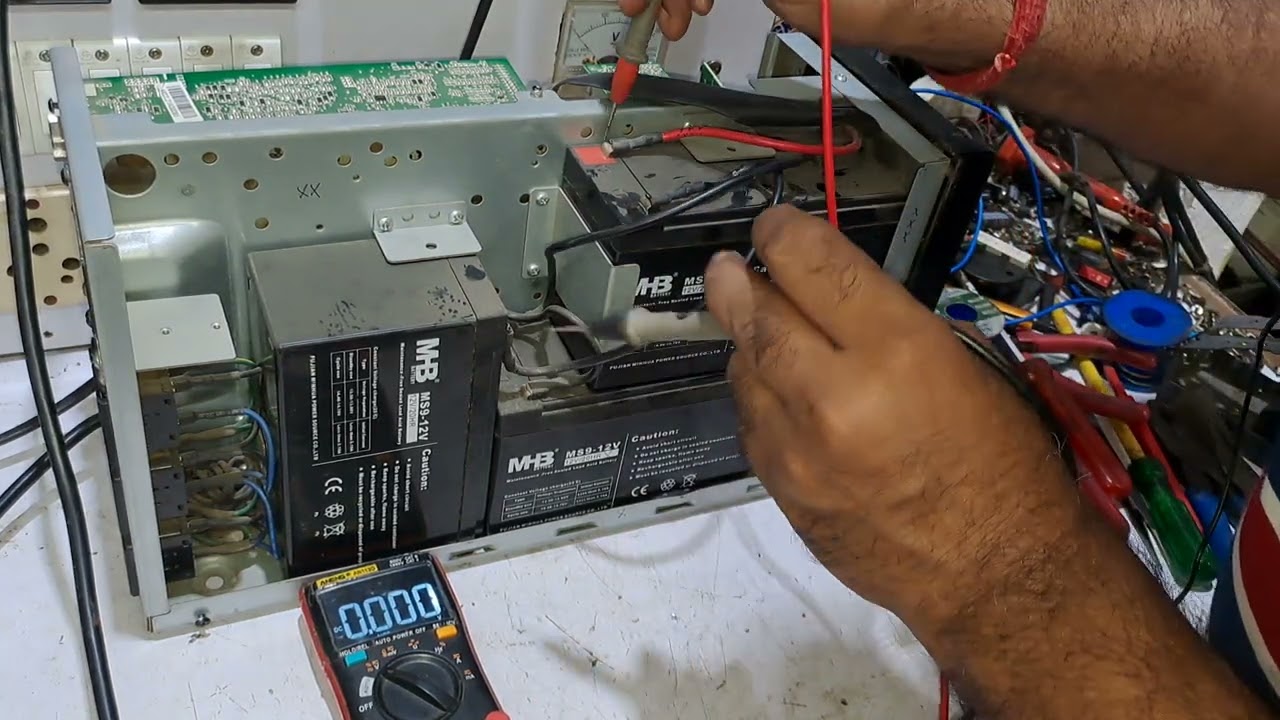 Online 36V /1KVA UPS inverter Repairing Testing Method Fault Not Working UPS battery