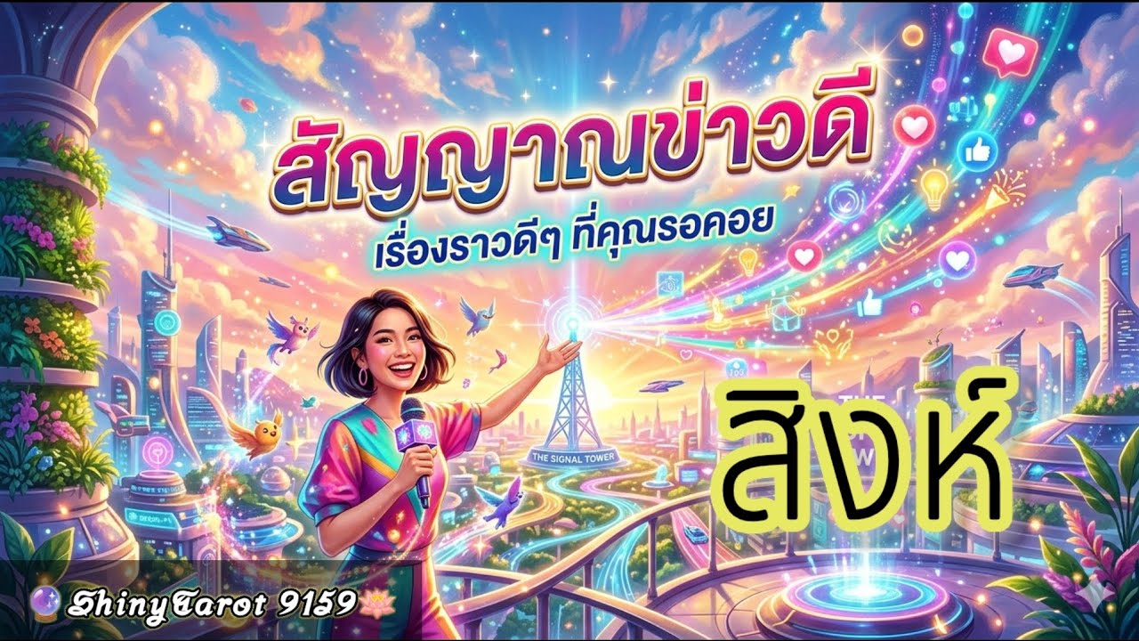 ราศีสิงห์🕊สัญญาณข่าวดี🪽(ภายใน 2 เดือน)🔮@ShinyTarot9159 🪔
