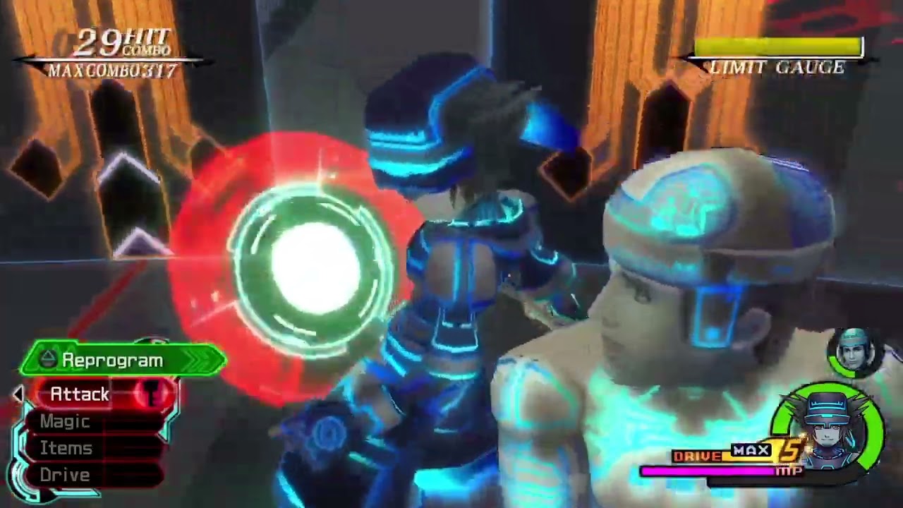 Kingdom Hearts II: Tron Boss Playthrough