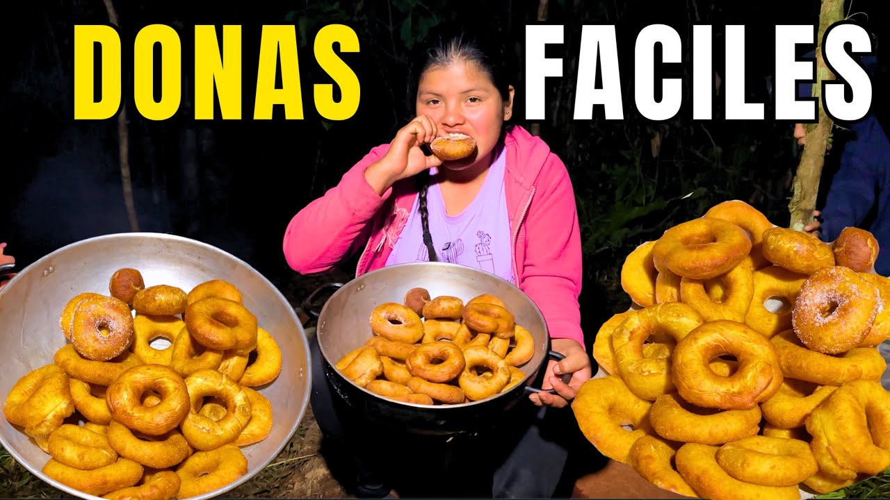 Deliciosas DONAS caseras a le&ntilde;a  - NATHALIA