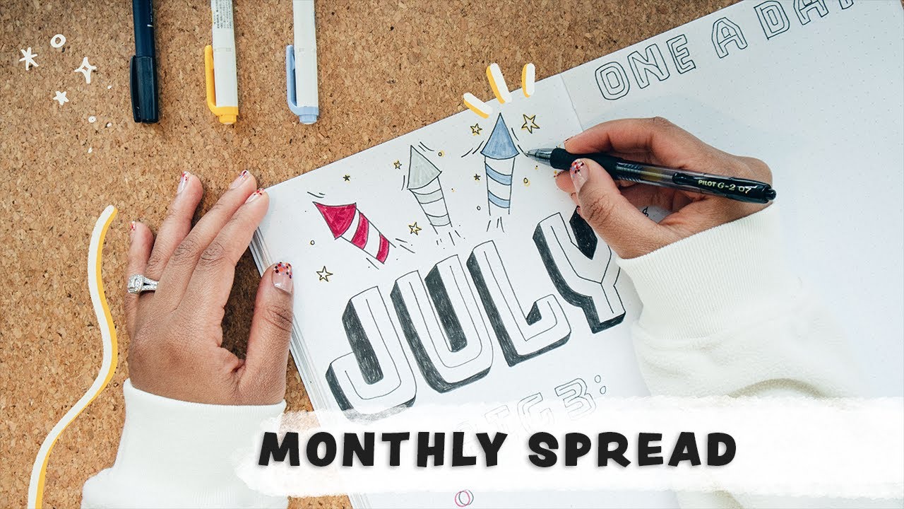July Monthly Spread | Simple(r)