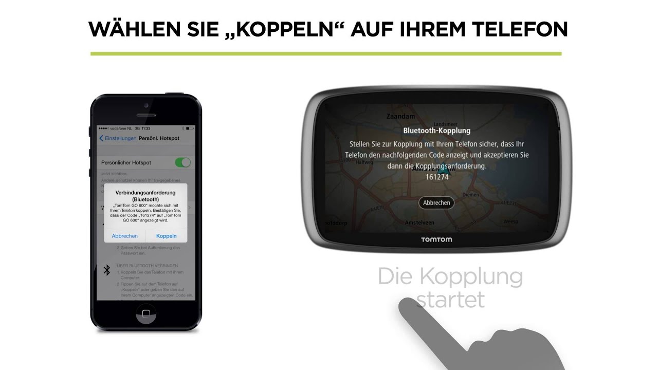 TomTom Traffic über iPhone Smartphones empfangen