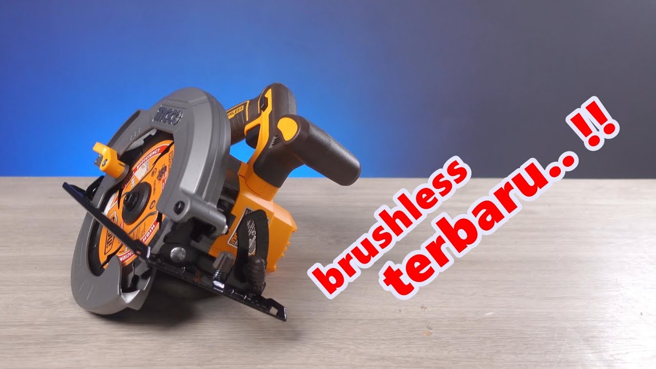 Ingco panass... akhirnya keluarin juga cordless brushless circular saw 7 inch!! - INGCO CSLI1851