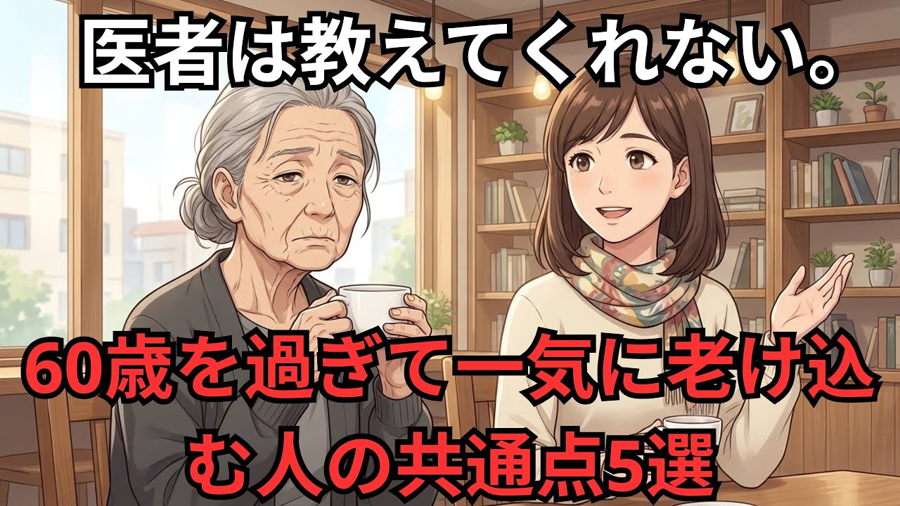 心にしみる話 医者は教えてくれない。60歳を過ぎて一気に老け込む人の共通点5選