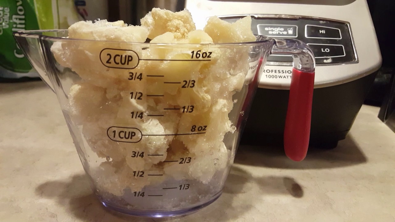 Protein cauliflower ice cream