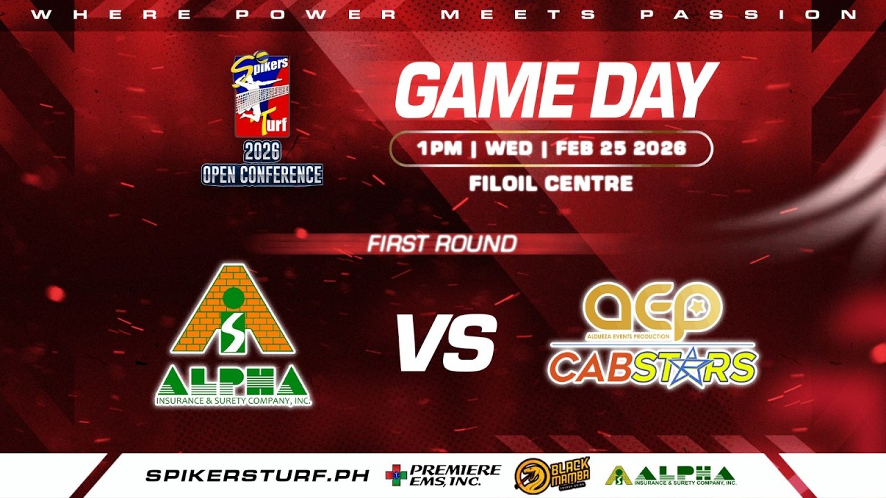 ALPHA vs. AEP CABSTARS - Full Match | First Round | 2026 Spikers' Turf Open Conference