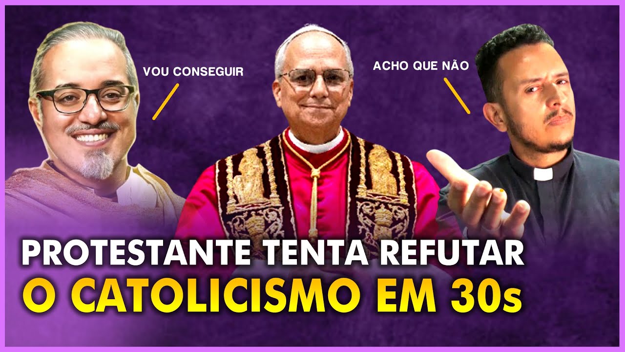 PROTESTANTE TENTA REFUTAR O CATOLICISMO EM 30 SEGUNDOS