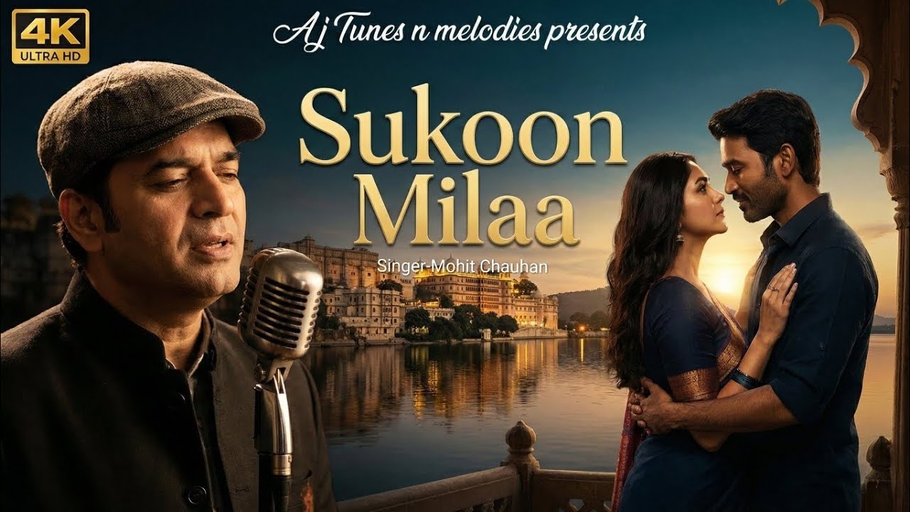 Sukoon Milaa (Music Video ) l Mohit Chauhan,AB l Dhanush, Mrunal Thakur l New Bollywood l #sukoon l