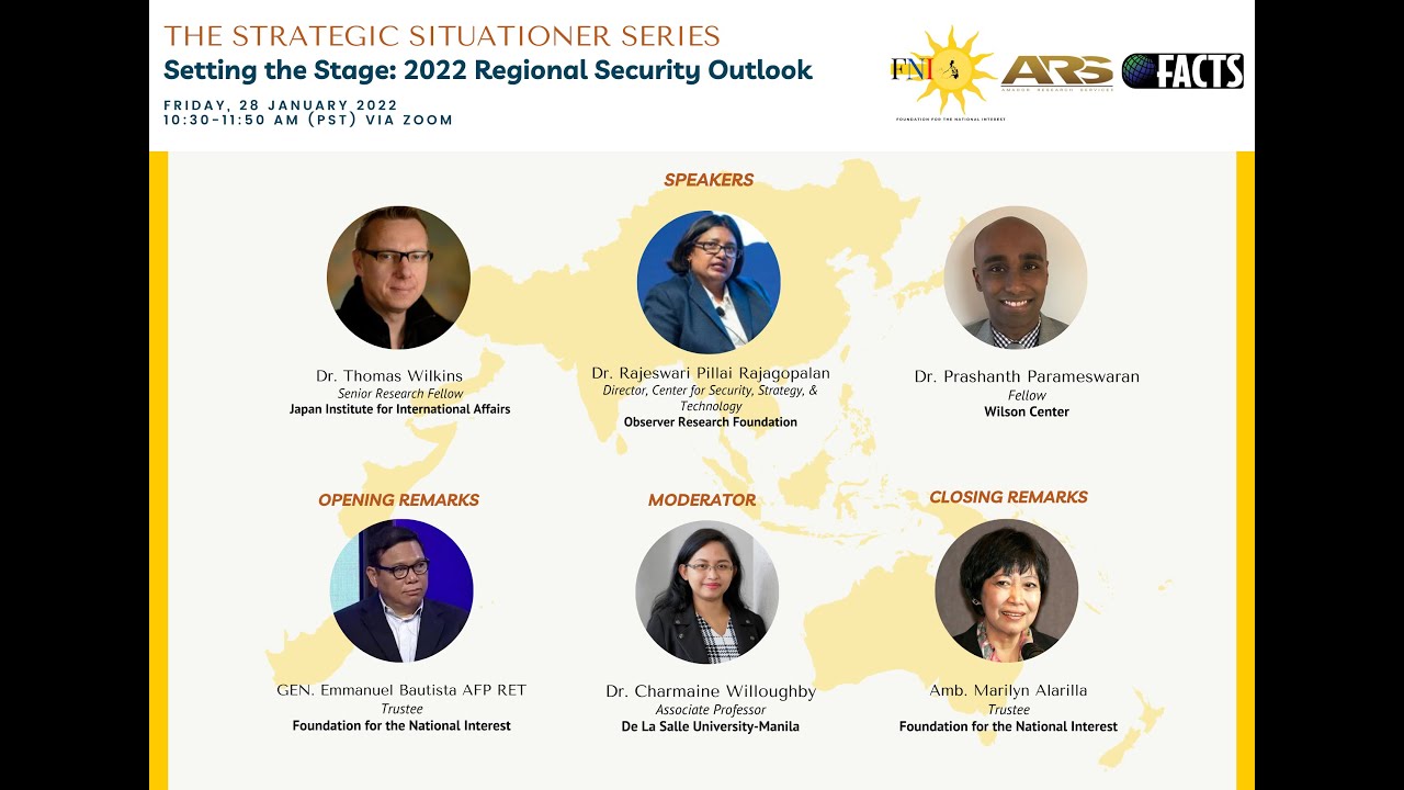 Setting the Stage: 2022 Regional Security Outlook