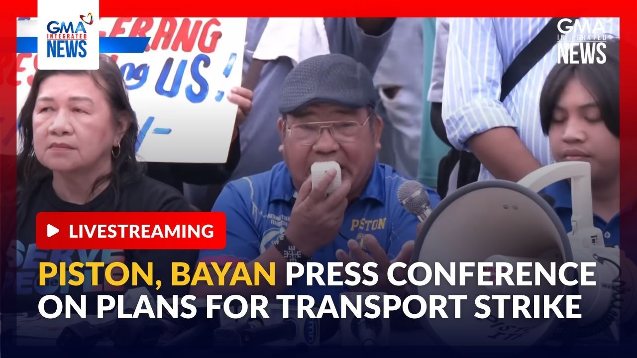 LIVE - PISTON, BAYAN hold press conference on plans for a... - Replay | GMA Integrated News