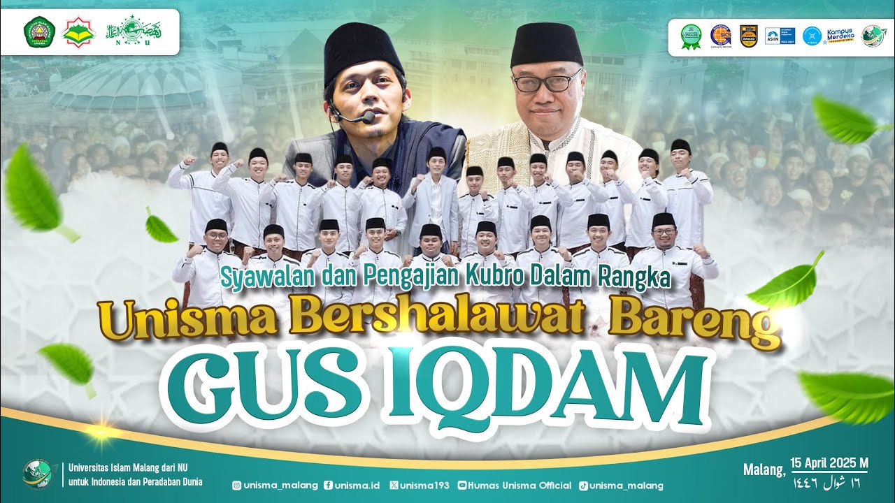 Syawalan & Pengajian Kubro dalam rangka UNISMA Bersholawat  bareng 
