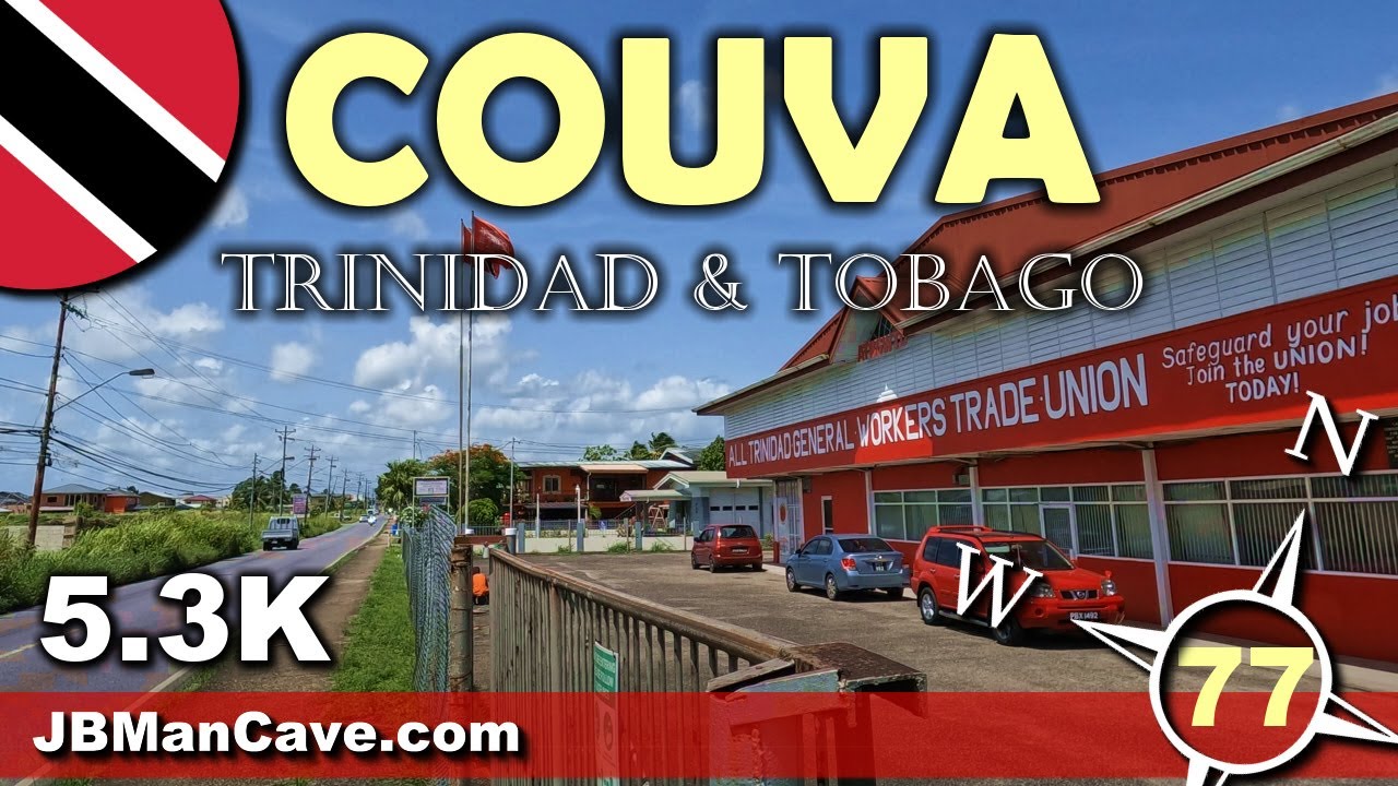 COUVA Trinidad and Tobago Caribbean Walk Through covering major Streets by JBManCave.com