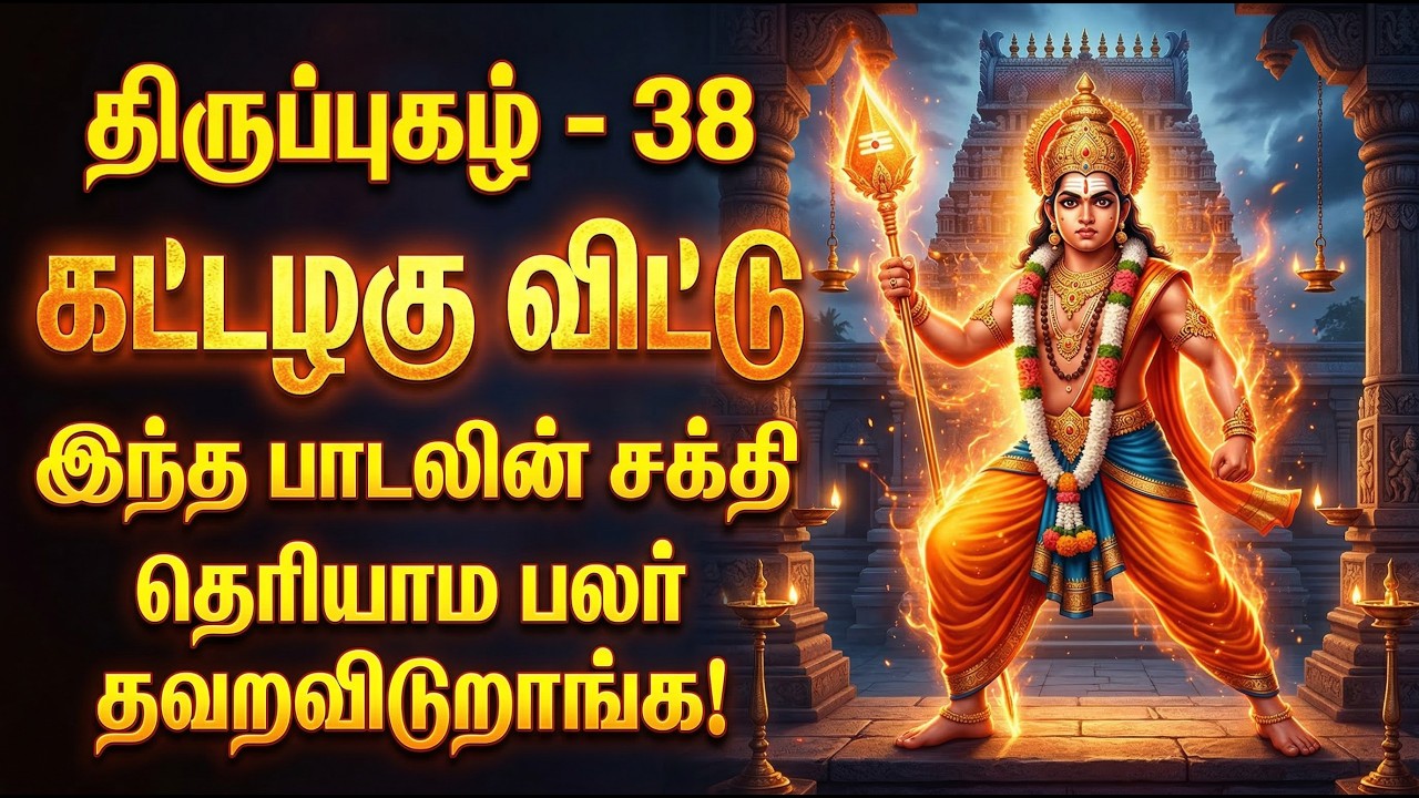 திருப்புகழ் 38 | கட்டழகு விட்டு – சக்தி நிறைந்த முருகன் திருப்புகழ் | Thiruppugazh 38 Murugan