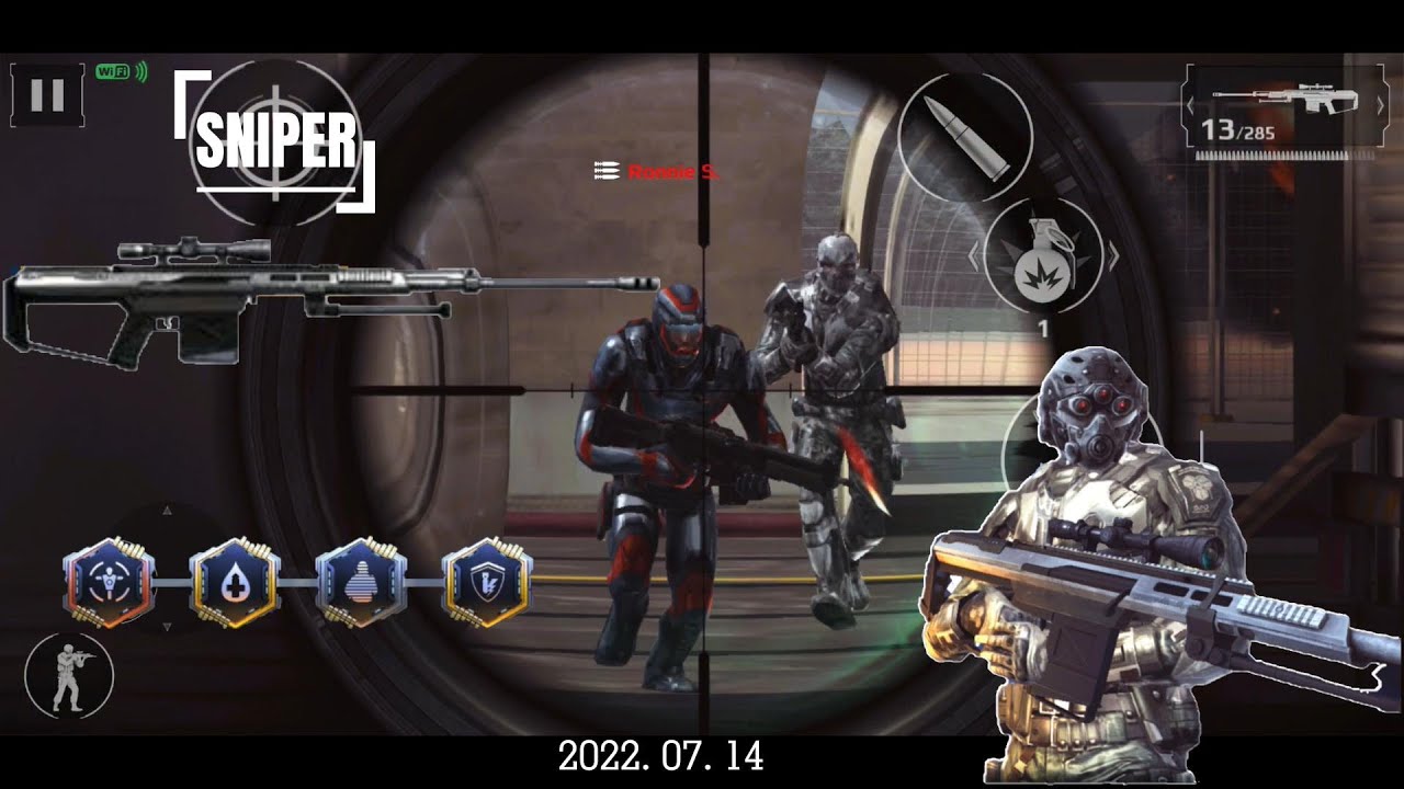 Sniper mc5 || T6 - IMP-S || GAMEPLAY || MODERN COMBAT 5