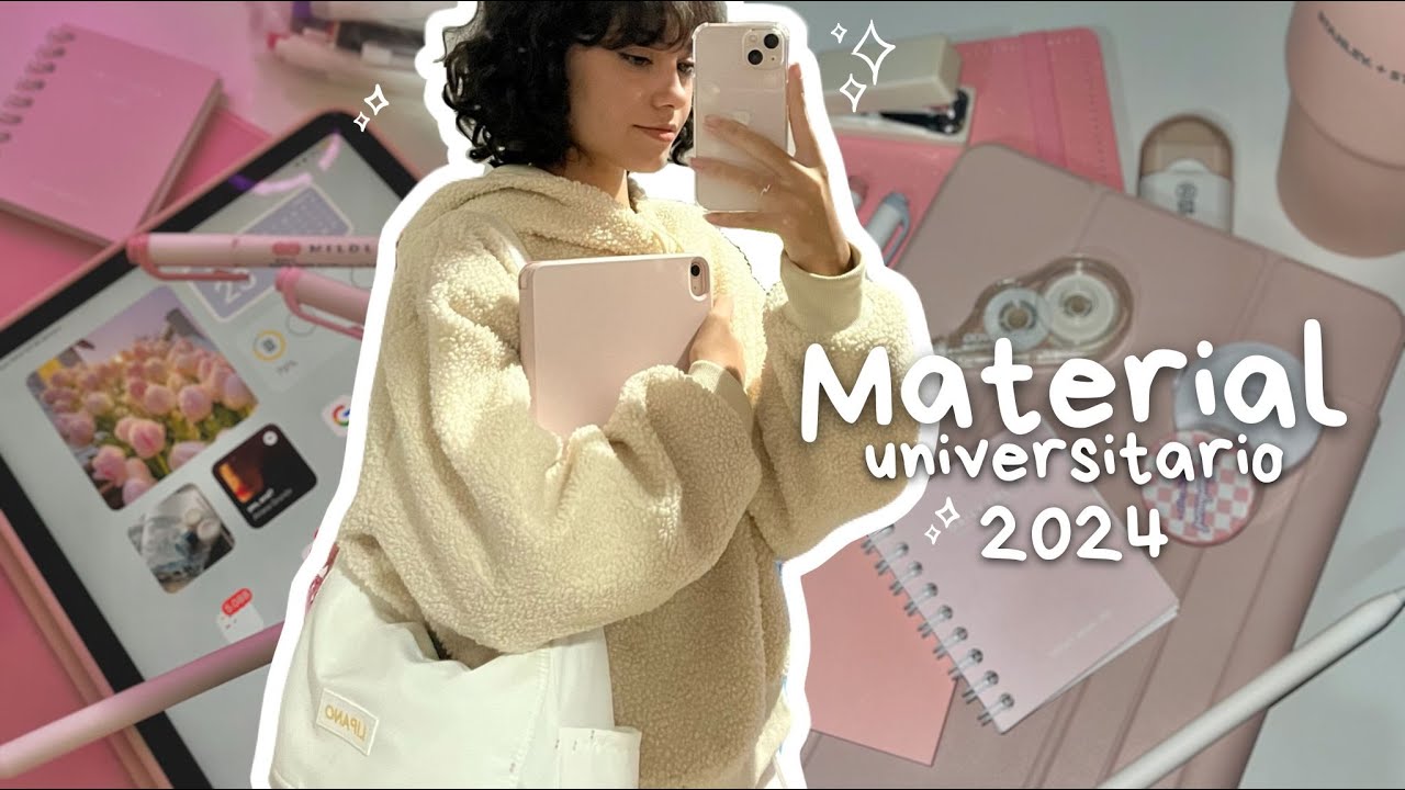 Meu material escolar para faculdade 2024 | Design Gráfico 🎨🖥️✨