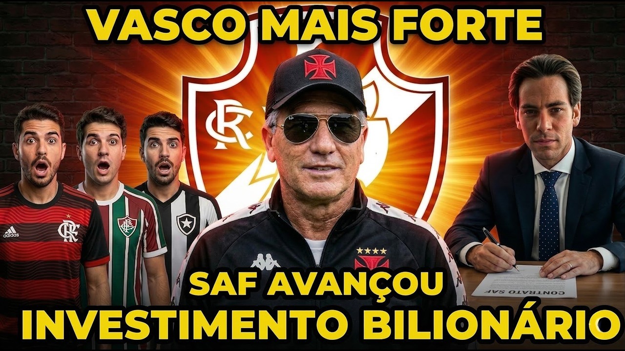 RENATO MUDOU O CLIMA NO VASCO… E A SAF PODE TRAZER BILHÕES...