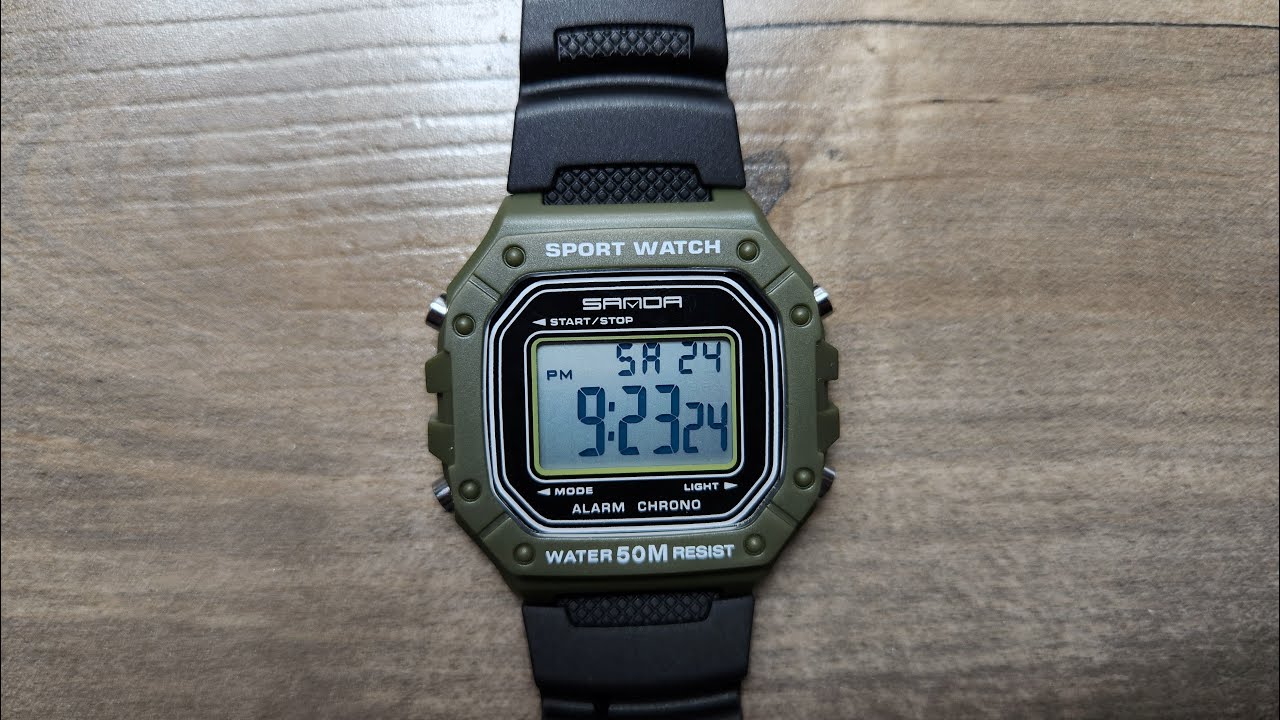 Reloj SANDA 2156 de 5ATM y solo 6.00USD (Unboxing y revisión)